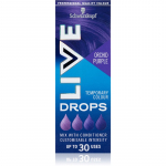 Schwarzkopf LIVE Drops Pestav juuksev&auml;rv varjund Orchid Purple 30 ml