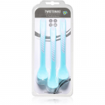 Twistshake Feeding Spoons lusikas 4+m Pastel Blue 3 tk