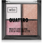 Wibo Multi-Usage Quattro Palette Multifunktsionaalne n&auml;opalett 6 g
