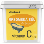 Allnature Epsom salt + vitam&iacute;n C Vannisoolad C-vitamiiniga 5000 g