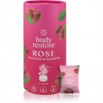 Body Restore Rose Shower Steamers du&scaron;itabletid roosi l&otilde;hnaga 6 tk