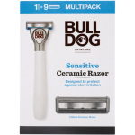 Bulldog Sensitive Ceramic Razor Raseerija + varuotsikud 9 tk