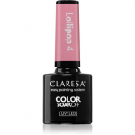 Claresa SoakOff UV/LED Color Lollipop Geelk&uuml;&uuml;nelakk varjund 4 5 g
