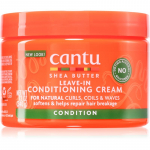 CANTU Shea Butter Leave-In Conditioning Cream Juustesse j&auml;etav palsam lainelistele ja lokkis juustele 340 g