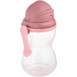 Canpol babies Sport Cup spordipudel k&otilde;rrega Pink 12m+ 370 ml