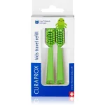 Curaprox Kids Travel refill Varuharjapead hambaharjale Green 2 tk
