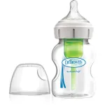Dr. Brown's Options+ Wide-Neck koolikuid ennetav klaaspudel 1 tk