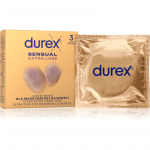 Durex Sensual Extra Lube kondoomid 3 tk