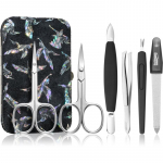 DuKaS Premium Line Solingen 126 Manik&uuml;&uuml;rikomplekt + &uuml;mbris Silver Birds