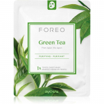 FOREO Farm to Face Sheet Mask Green Tea Rahustav lehtmask kombineeritud nahale 3x20 g