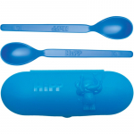 Hipp Spoons Set s&ouml;&ouml;giriistade komplekt reisile Blue