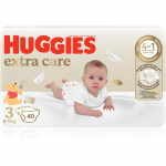 Huggies Extra Care Size 3 &uuml;hekordsed m&auml;hkmed 6-10 kg 40 tk