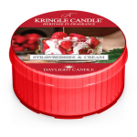 Kringle Candle Strawberries & Cream teek&uuml;&uuml;nal 42 g