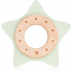 Kikkaboo Silicone and Wood Teether Star n&auml;rimism&auml;nguasi Mint 1 tk