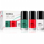 NOBEA Day-to-Day 3-Piece Gel-like Nail Polish set K&uuml;&uuml;nelakikomplekt 3x6 ml