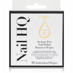 Nail HQ Acetone Free Geellaki eemaldamise salvr&auml;tikud ilma atsetoonita 10 tk