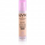 NYX Professional Makeup Bare With Me Concealer Serum Niisutav peitekreem kaks-&uuml;hes varjund 02 Light 9,6 ml