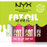 NYX Professional Makeup Fat Oil Lip Drip Huulepulkade komplekt 4x4.8 ml