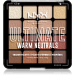 NYX Professional Makeup Ultimate Shadow Palette Lauv&auml;rv varjund Warm Neutrals 16x0,8 g