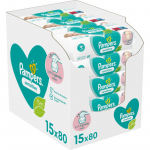 Pampers Sensitive Niisked salvr&auml;tikud lastele tundlikule nahale 15x80 tk