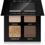 Sigma Beauty Quad Lauv&auml;rvipalett varjund Cr&egrave;me Br&ucirc;l&eacute;e 4 g