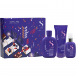 Alfaparf Milano Semi di Lino Blonde Holiday Kit Kinkekomplekt blondidele ja triibutatud juustele 3 tk