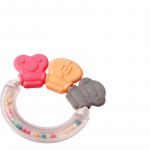 BabyOno Rattle With Teether 3m+ n&auml;rimism&auml;nguasi k&otilde;ristiga Shapes 1 tk