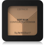 Catrice Soft Blur Contour Trio Powder Kontuuripalett mati efektiga varjund C020 Neutral Harmony 10 g