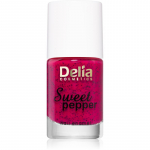 Delia Cosmetics Sweet Pepper Black Particles K&uuml;&uuml;nelakk varjund 05 Raspberry 11 ml