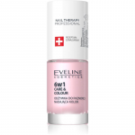 Eveline Cosmetics Nail Therapy Care & Colour K&uuml;&uuml;nepalsam kuus-&uuml;hes varjund Pink 5 ml