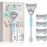 Gillette Venus For Pubic Hair&Skin Pardel bikiinijoone korrastamiseks + 2 asendusotsa 5 tk