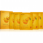 KORIKA SuperFruits Hallabong - Set of 5 Brightening Face Sheet Masks n&auml;omask soodushinnaga s&auml;ra andva efektiga Hallabong