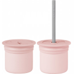 Minikoioi Sip+Snack Set s&ouml;&ouml;giriistade komplekt lastele Pinky Pink / Powder Grey 1 tk