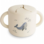 Mushie Baby Snack Cup Tass einestamiseks Whales 1 tk