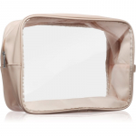 Notino Travel Collection Extra Large Clear Organizer L&auml;bipaistev meigikott XL Beige 27,5x20x12,5 cm 1 tk
