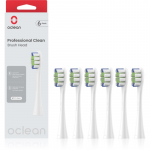 Oclean Professional Clean Varuharjapead valge 6 tk
