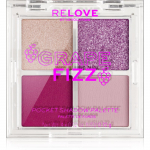 Revolution Relove Pocket Palette Lauv&auml;rvipalett varjund Grape Fizz 4x0.72 g