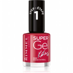 Rimmel Super Gel By Kate Geelk&uuml;&uuml;nelakk ilma UV / LED-lampide kasutamiseta varjund 042 Rock n Roll 12 ml