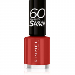 Rimmel 60 Seconds Super Shine K&uuml;&uuml;nelakk varjund 310 Double Decker Red 8 ml