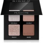 Sigma Beauty Quad Lauv&auml;rvipalett varjund Peach Pie 4 g
