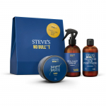 Steve's No Bull***t Hair Care Trio Box Kinkekomplekt juustele  Mle
