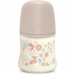 Suavinex Wonderland SX Pro Physiological Anti-Colic beebipudel S Slow Flom 0 m+ Liberty Pink 150 ml