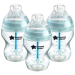Tommee Tippee Advanced Anti-Colic beebipudel koolikute vastane isesteriliseeruv Slow Flow 0m+ 3x260 ml