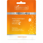 Bielenda Professional Supremelab Energy Boost Kirgastav n&auml;o lehtmask C-vitamiiniga 1 tk