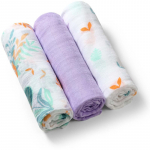 BabyOno Take Care Natural Bamboo Diapers riidest m&auml;hkmed Purple 3 tk