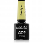 Claresa SoakOff UV/LED Color Candy Geelk&uuml;&uuml;nelakk varjund 6 5 g