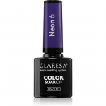 Claresa SoakOff UV/LED Color Neon Geelk&uuml;&uuml;nelakk varjund 6 5 g