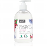 Eva Natura Wild rose & Cornflower Vedel kreemseep k&auml;tele 500 ml