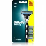 Gillette Mach3 Raseerija + varuotsikud 5 tk