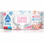 GoWipes Super Sensitive Niisked salvr&auml;tikud lastele tundlikule nahale 0+ 60 tk